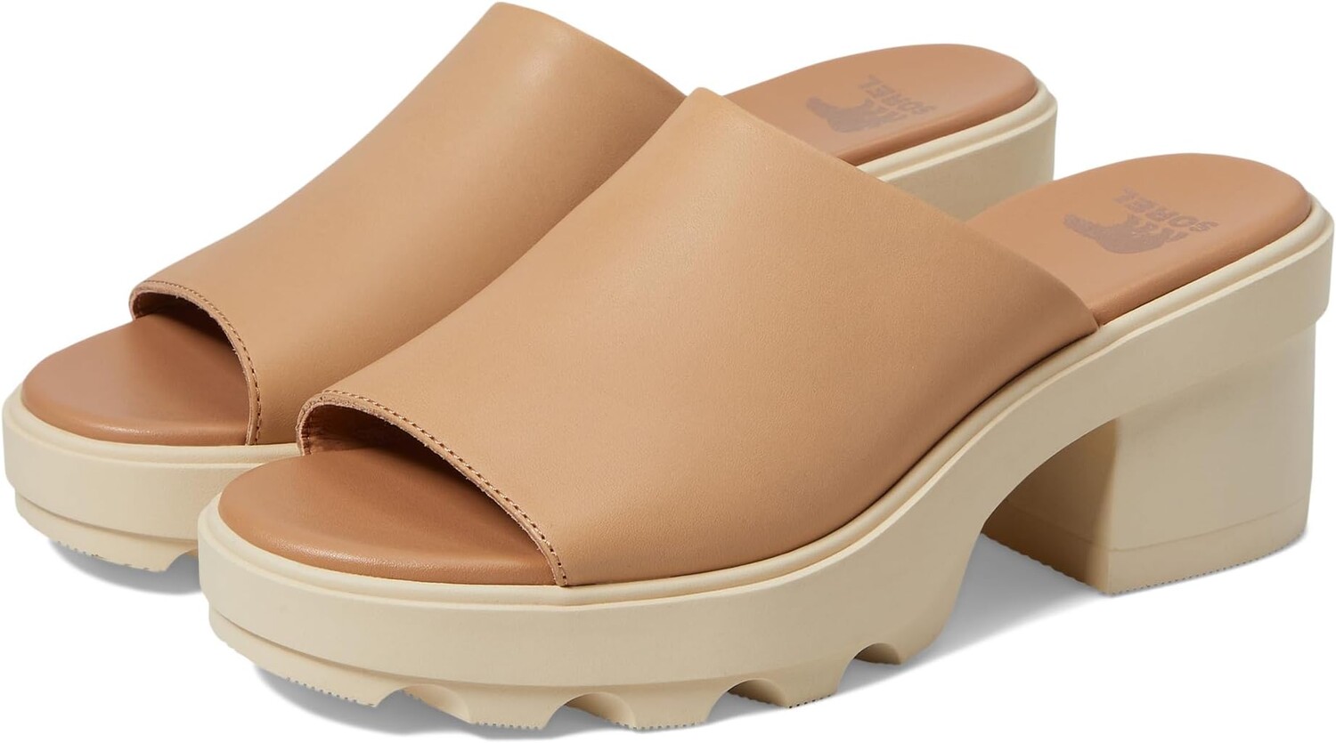 

Сандалии SOREL Joanie Heel Slide, цвет Honest Beige/Bleached Ceramic