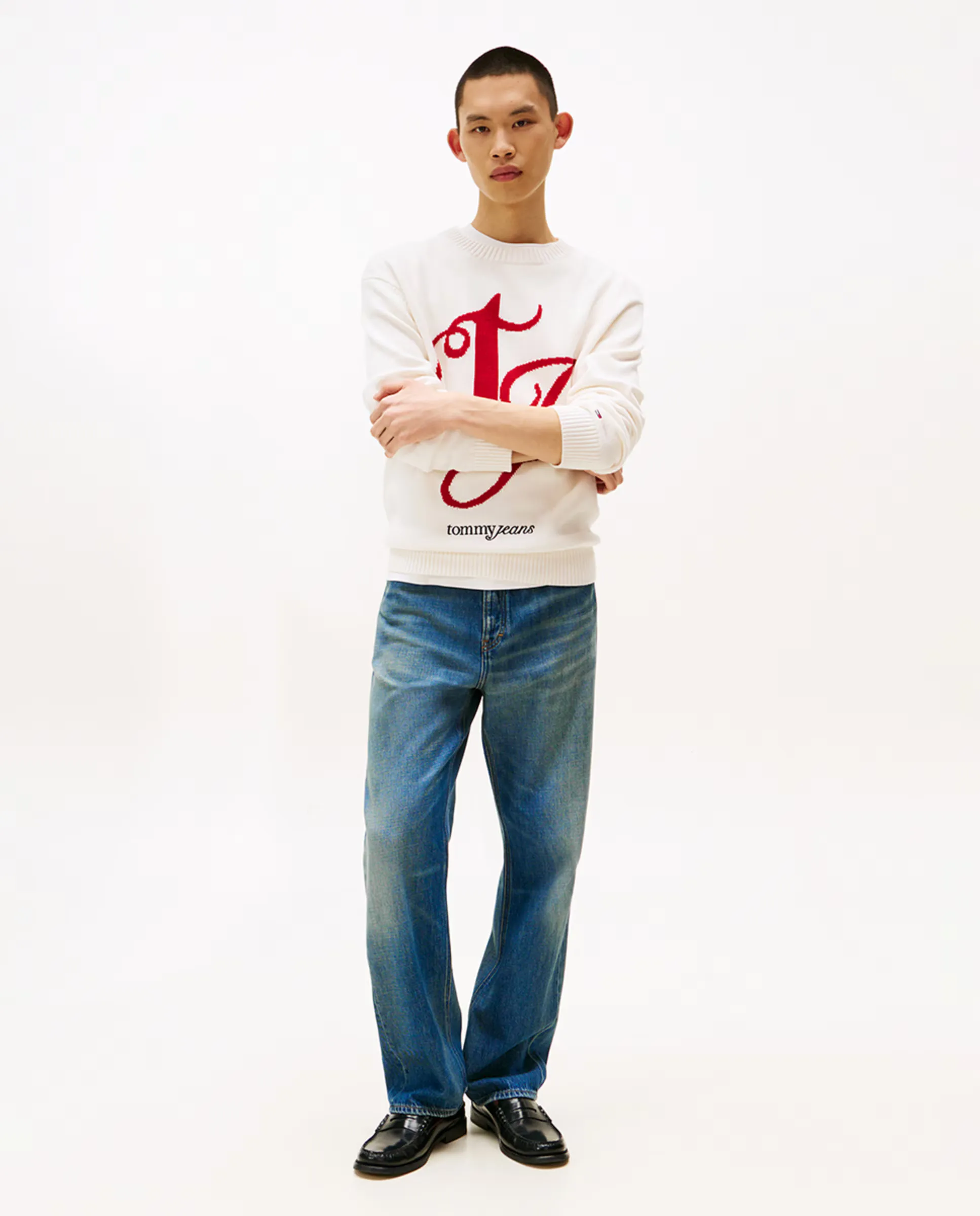 

Ковбойские джинсы OTIS для мужчин, классический крой, средняя посадка Tommy Jeans, синий