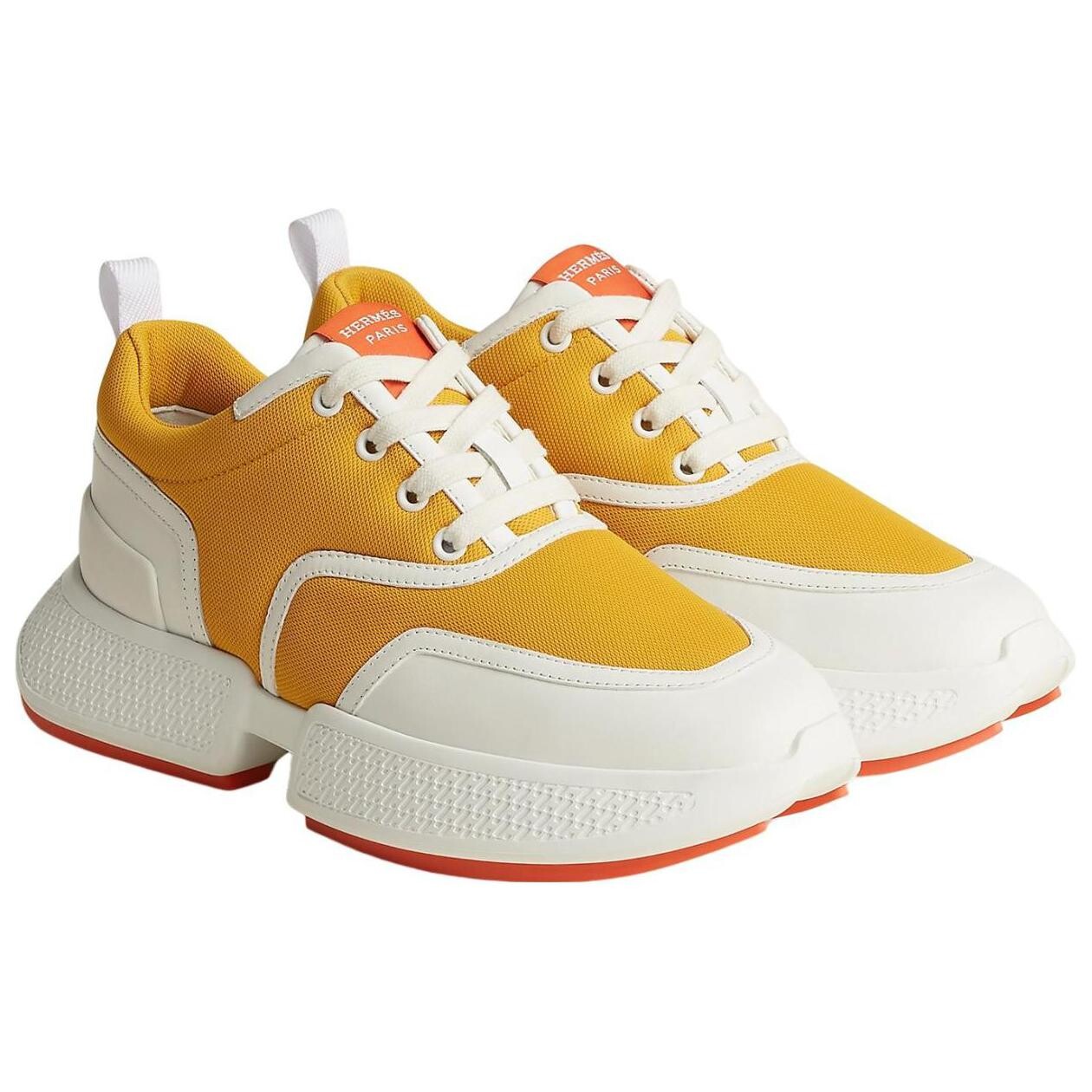 HERMES Giga Lifestyle Shoes Women's Low-top Yellow — фото 3
