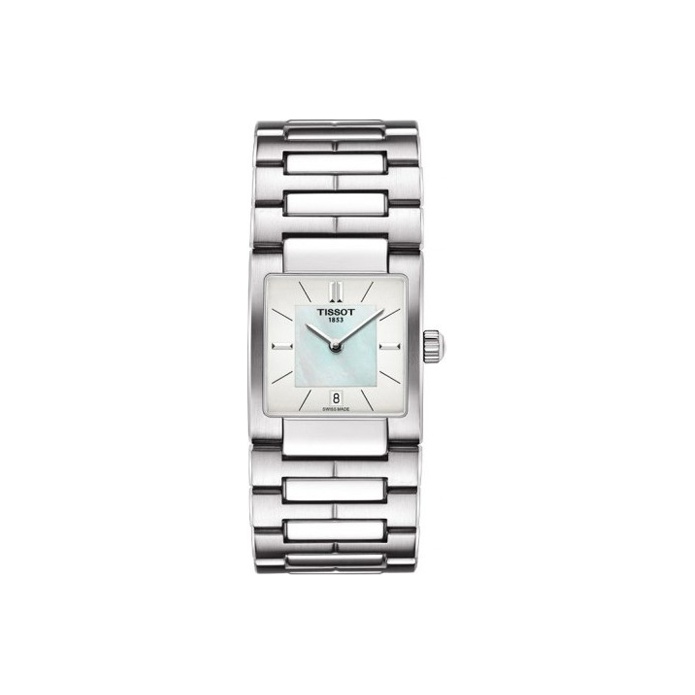 

TISSOT Часы T02 Collection Quartz Movement Women's Watch 31.6mm White Dial Stainless Steel Case Stainless Steel Watchband, Silver Dial