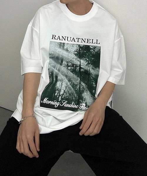 

CREARE -LINO- Футболка унисекс с принтом, Creare, лен, белый