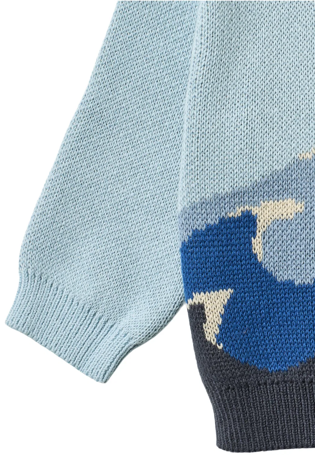 Свитер 'Knud' Wheat, Blue/Marine Blue/Azure/Opal — фото 3