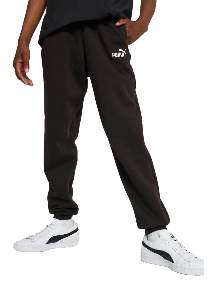 Спортивные брюки Ess No1 Logo FL B черного цвета Puma — фото 3