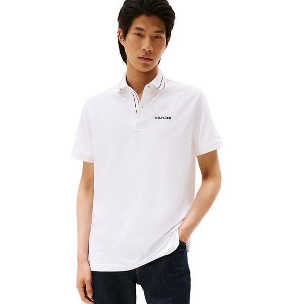 

Мужская поло с текстурным кончиком Tommy Hilfiger