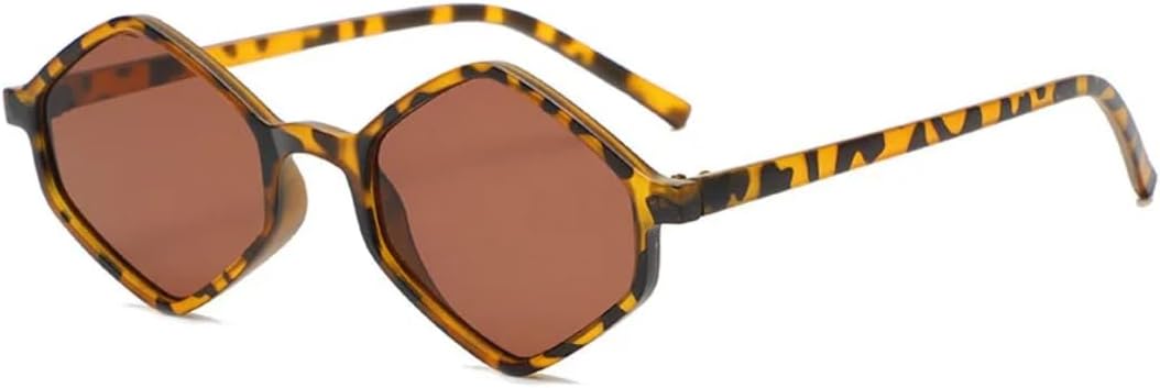 

Модные солнцезащитные очки с ромбовидным леопардовым принтом для женщин и мужчин в стиле ретро, ​​роскошные солнцезащитные очки с защитой от УФ-излучения UV400 VFDHN, Tyj163-4