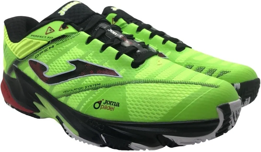 Мужские кроссовки для падела Joma T, теннисные кроссовки открытого типа, Neon Yellow — фото 4