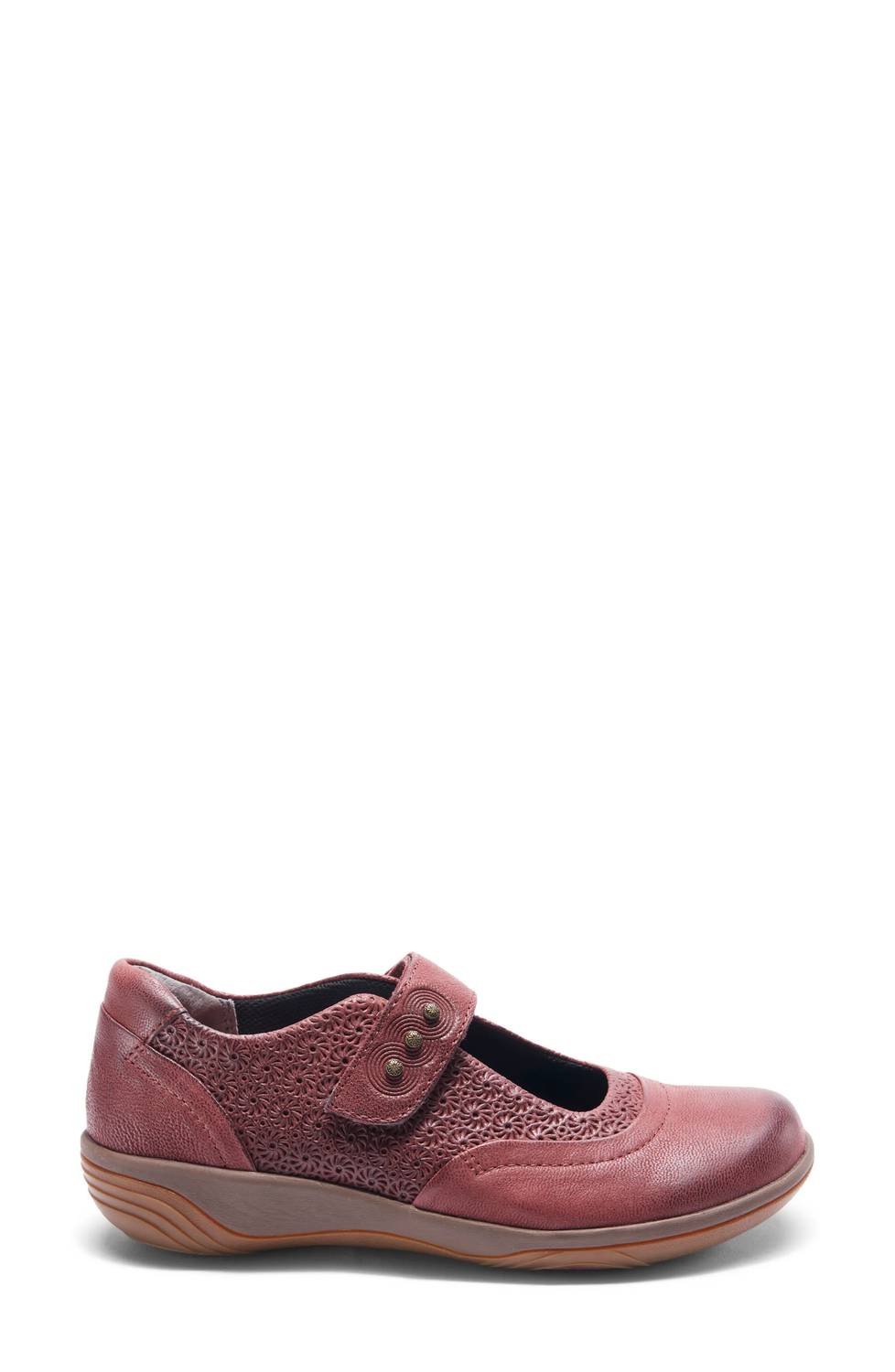 Женские туфли Aloe Mary Jane в темно-вишневом цвете Halsa Footwear, Dark Cherry — фото 2