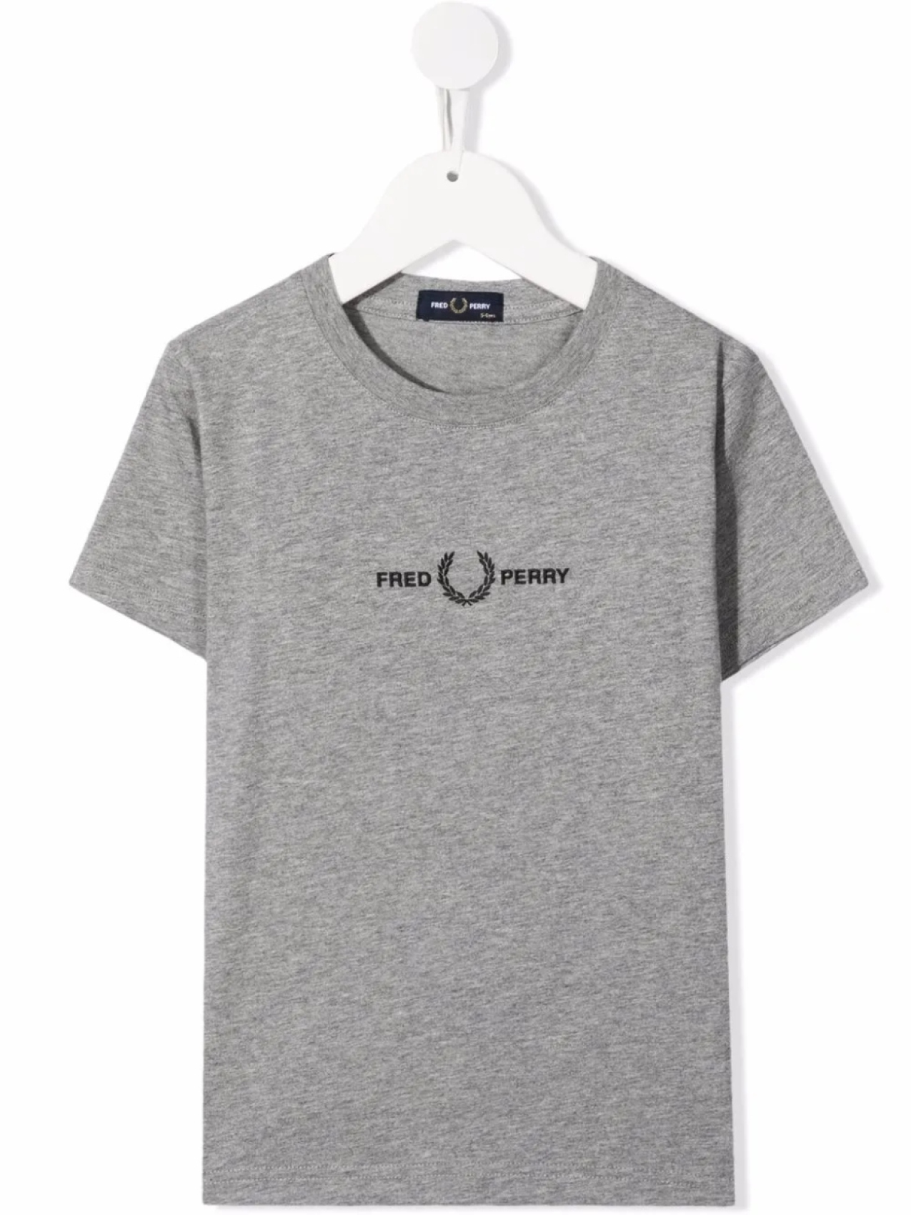 

Fred Perry Kids футболка с логотипом, серый
