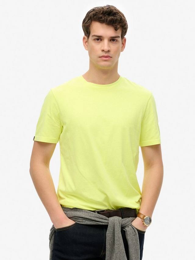 

Хлопчатобумажная футболка regular fit classic essential t-shirt футболка Superdry, цвет Washed Dry Yellow