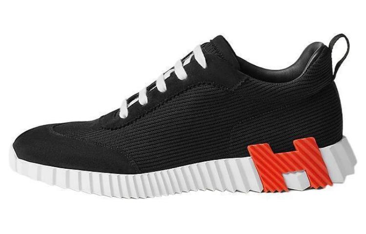 

HERMES Мужские повседневные кроссовки Bouncing Low Top, черные