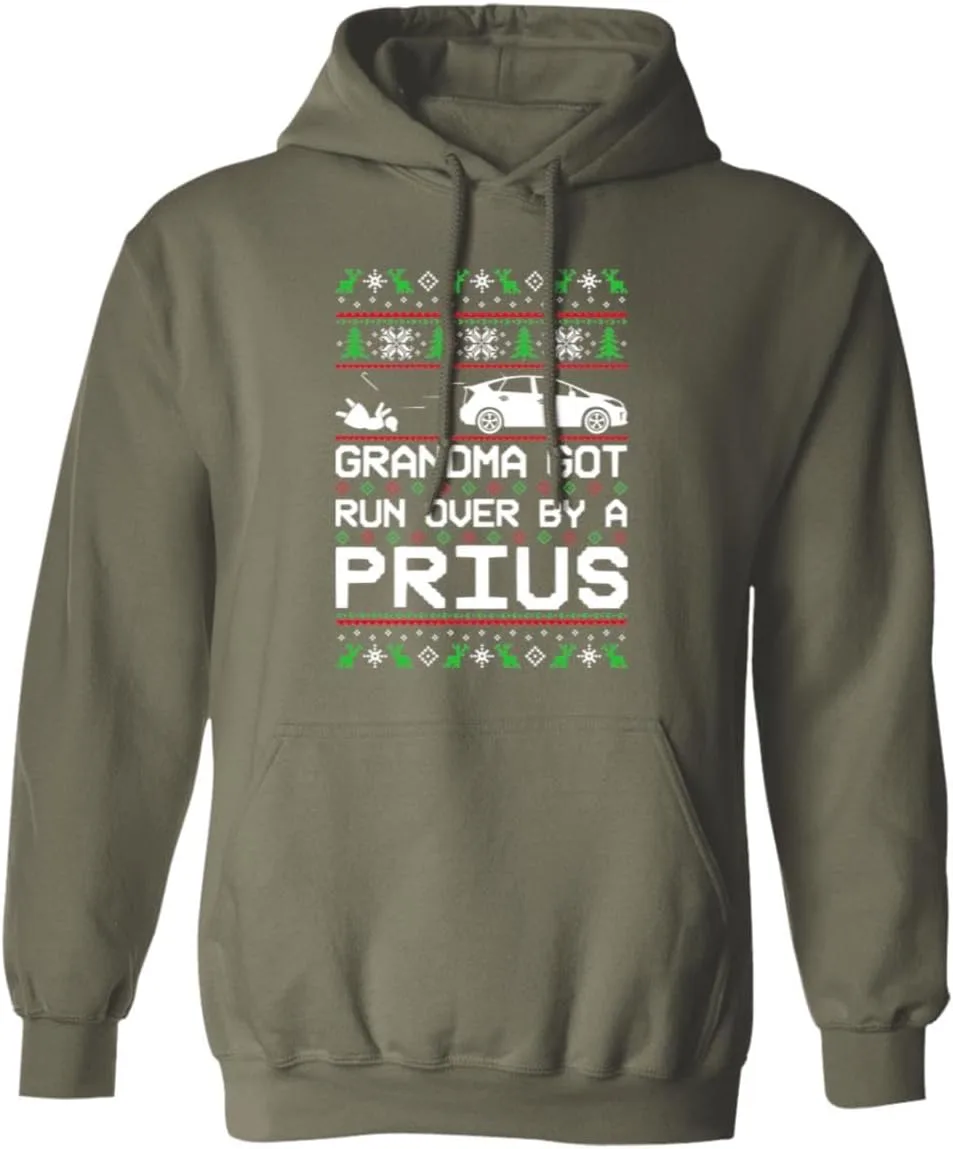 

Рождественский худи с принтом "Grandma Got Run Over By A Prius" Wheel Spin Addict