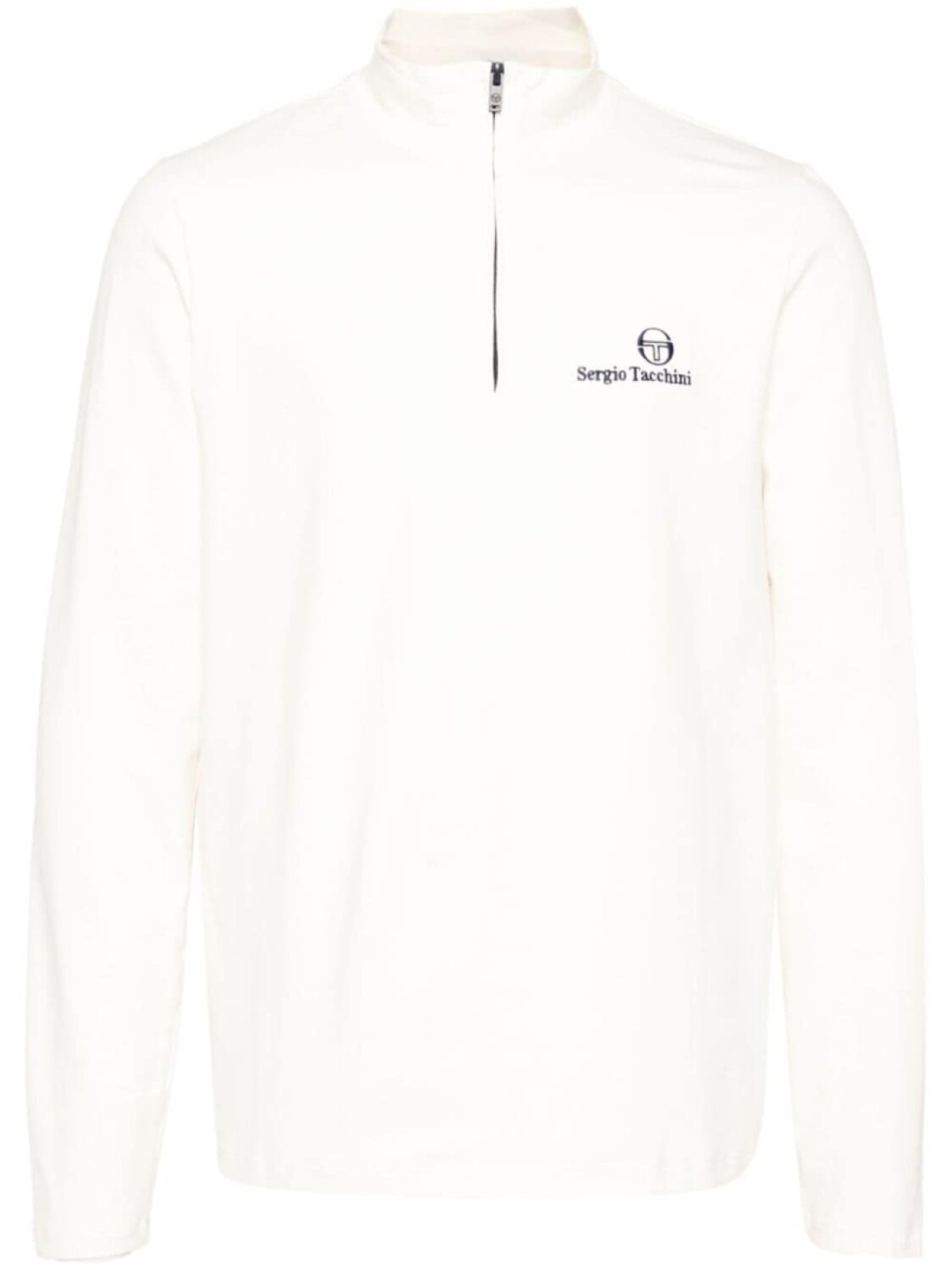 

Футболка Sergio Tacchini с длинными рукавами и вышитым логотипом, серый