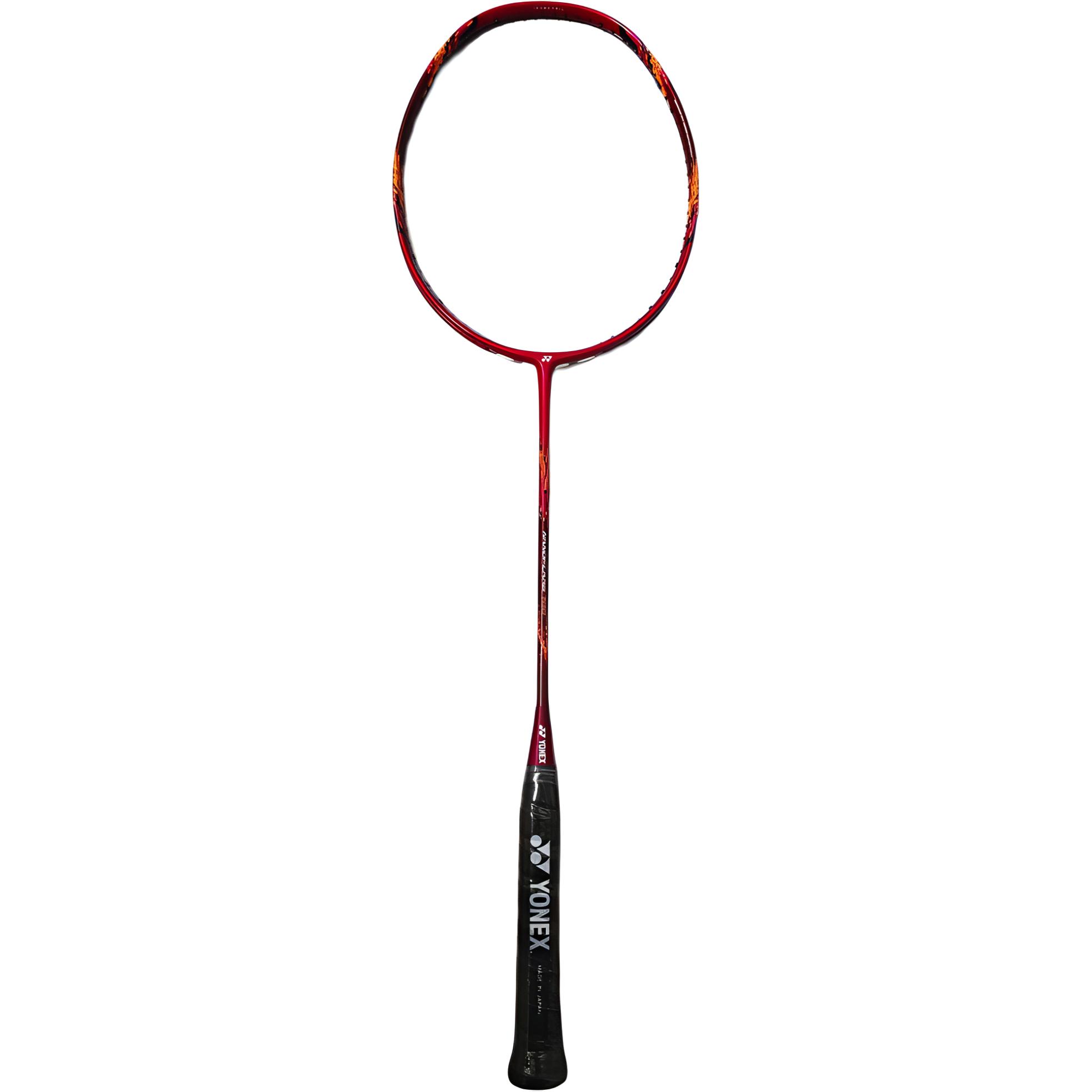 

YONEX Ракетка для бадминтона Swift Light NF700 BP, Full Carbon, скоростной тип, увеличенная скорость замаха, продвинутый уровень, 4U/G5, красный