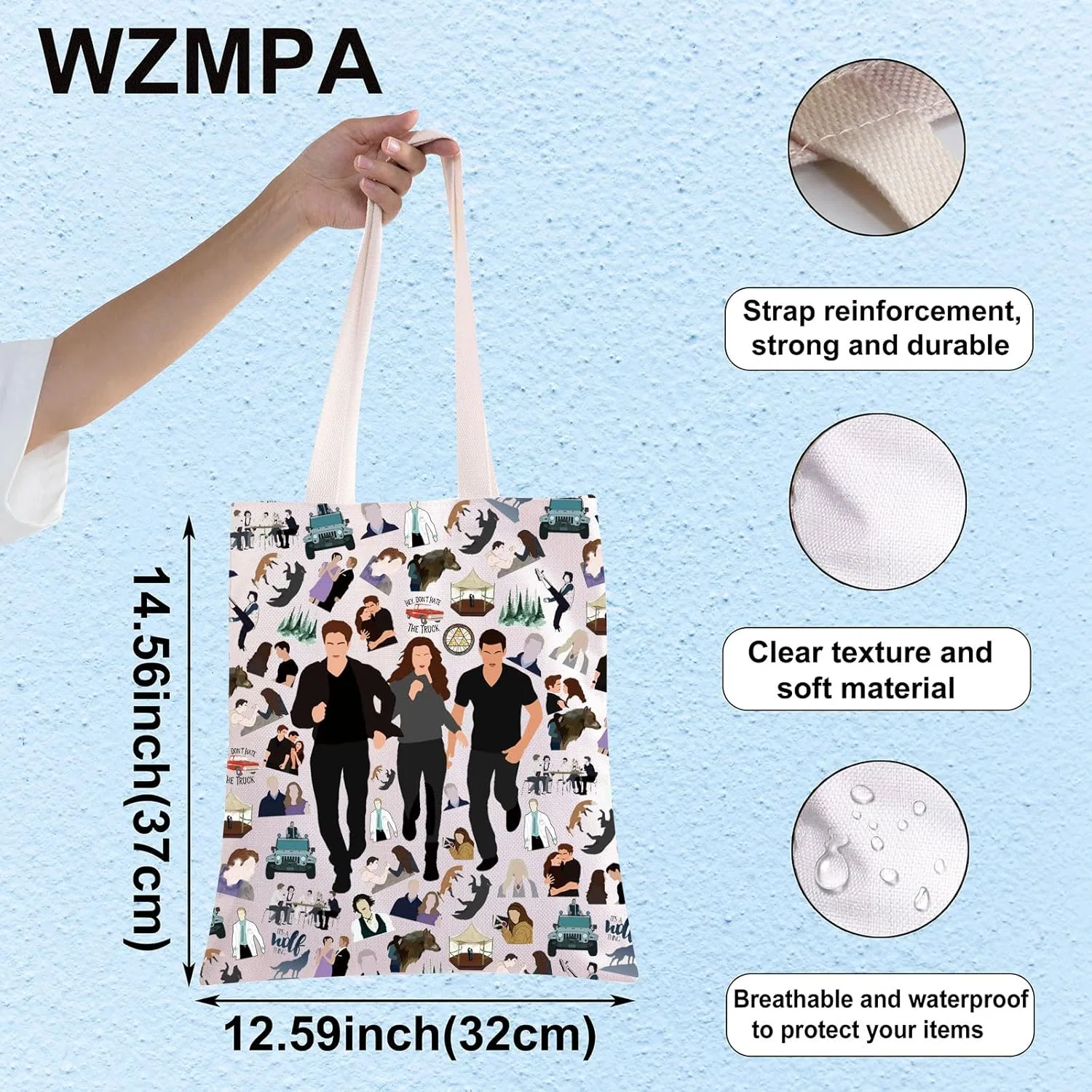 Косметичка на молнии для фанатов «Сумерек» от WZMPA Wzmpa, Hey Don'T Hate Tg — фото 2