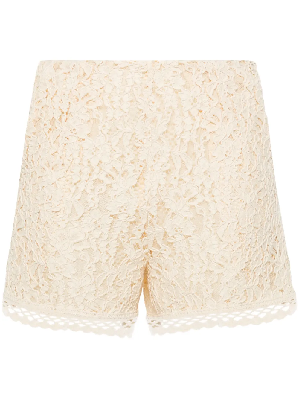 

Кружевные шорты с завышенной талией Twinset, слоновая кость