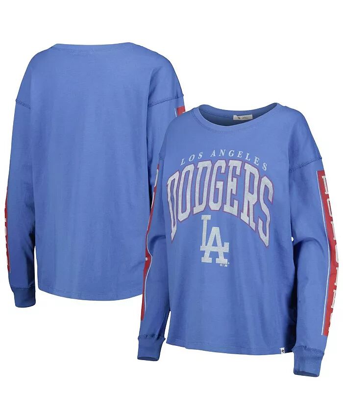 

Женская футболка с длинным рукавом Royal Los Angeles Dodgers Statement '47 Brand