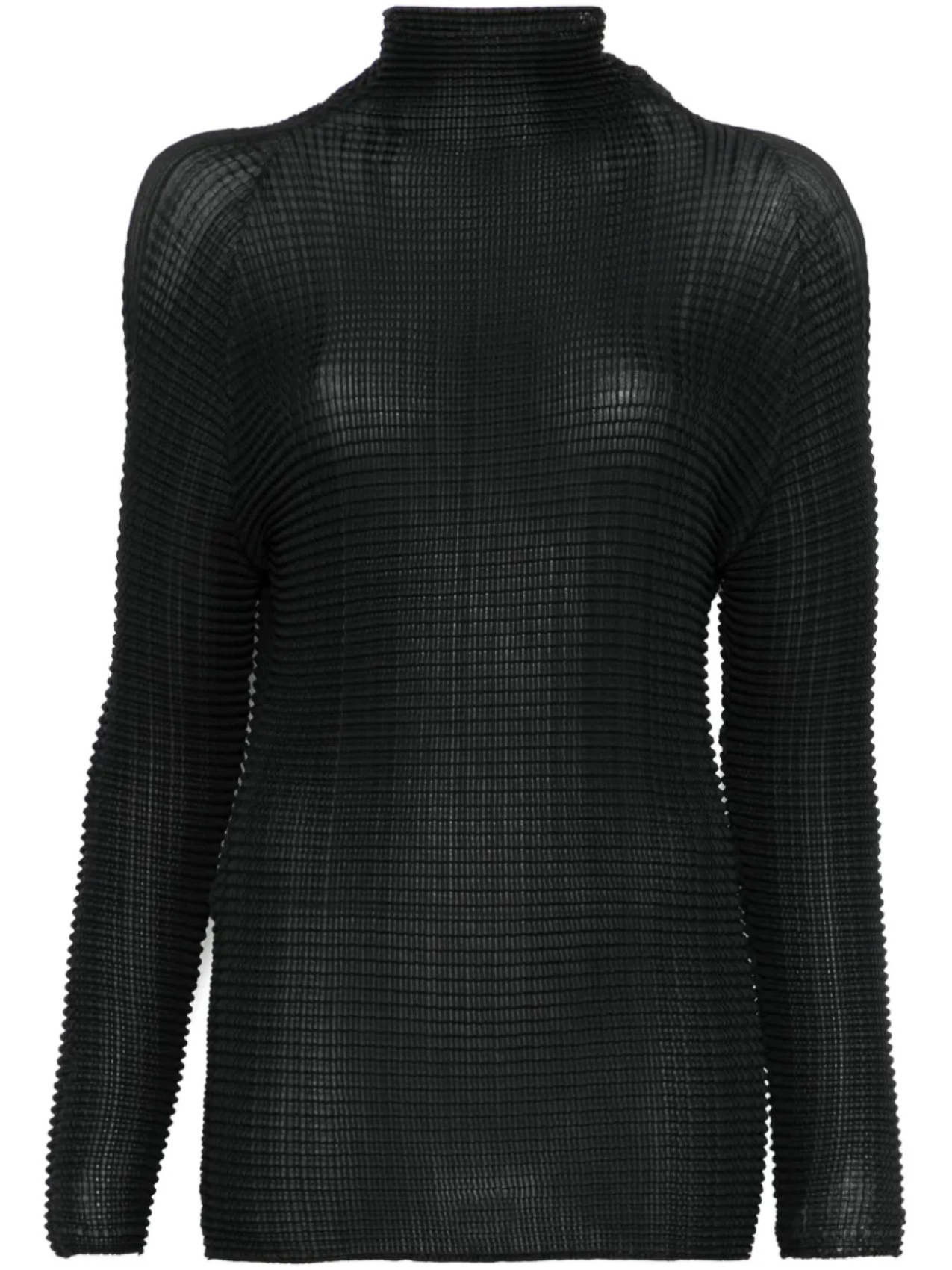 

Issey Miyake плиссированный топ, черный