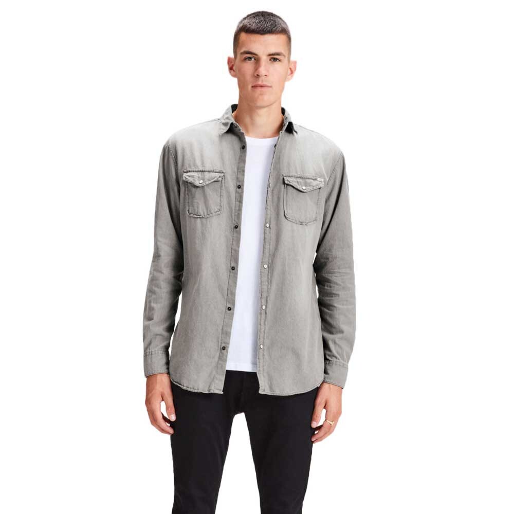 

Рубашка с длинным рукавом Jack & Jones Essential Sheridan, серый