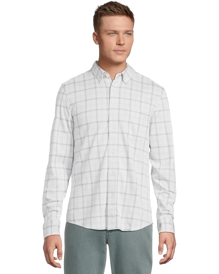 

Рубашка Faherty Coastline Knit Shirt, цвет Hidden Lake Plaid