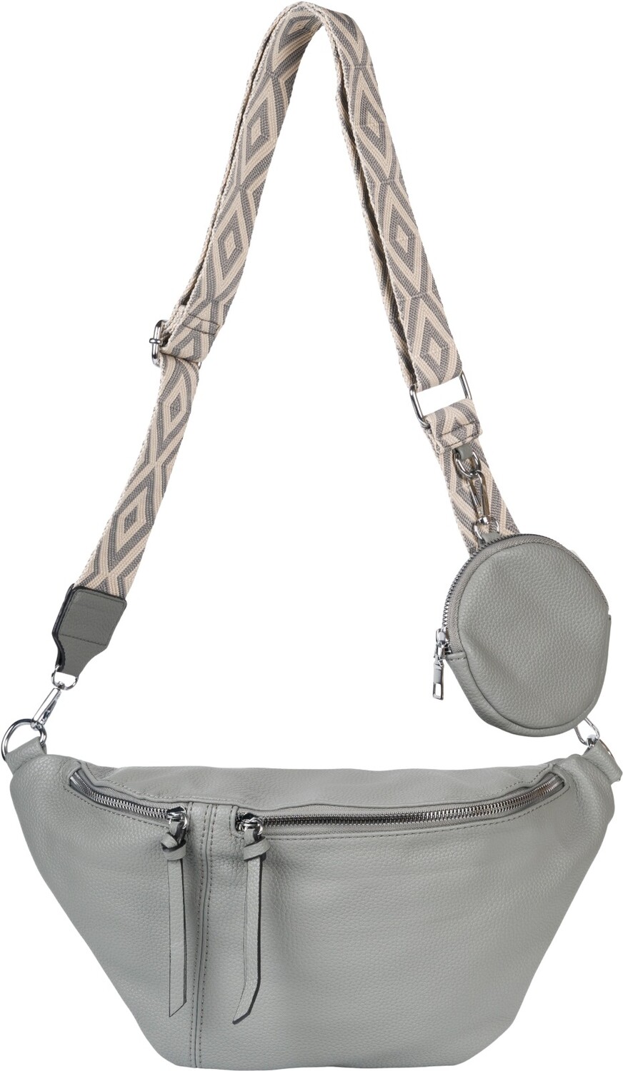 

Сумка через плечо styleBREAKER Umhängetaschen Set 3 Teilig, серый