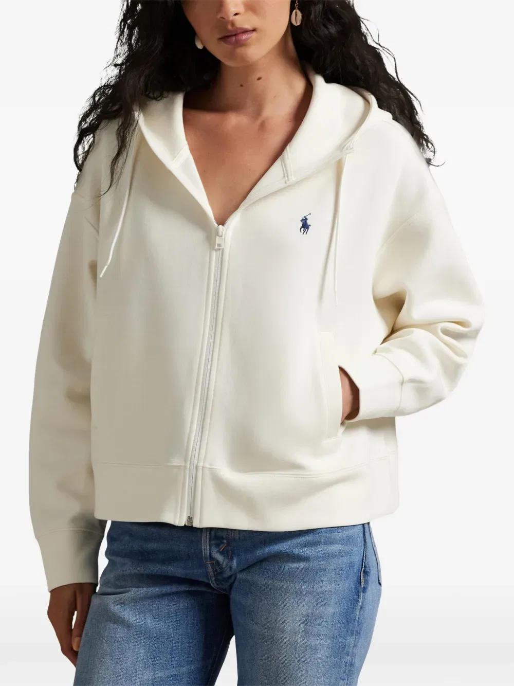 Толстовка с застежкой-молнией Polo Ralph Lauren, нейтральный — фото 3