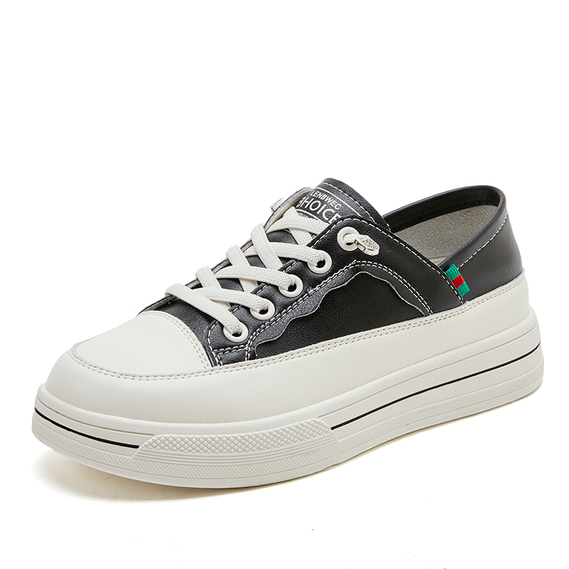 

Износостойкие, дышащие, легкие, амортизирующие детские, подростковые кроссовки для скейтбординга Wooden Rabbit, черный