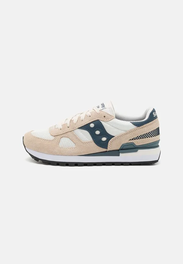 Унисекс низкие кроссовки shadow original Saucony, White/Navy