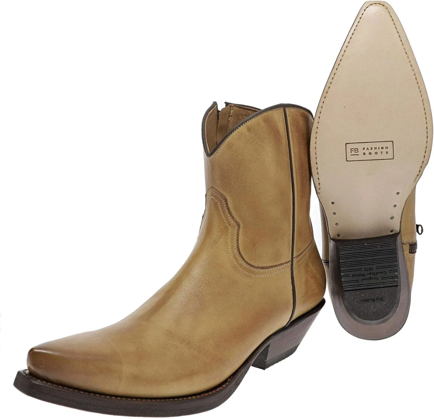 FB Fashion Boots Мужские ковбойские ботинки Rey Western Boots Кожаные ботинки Коричневые — фото 4