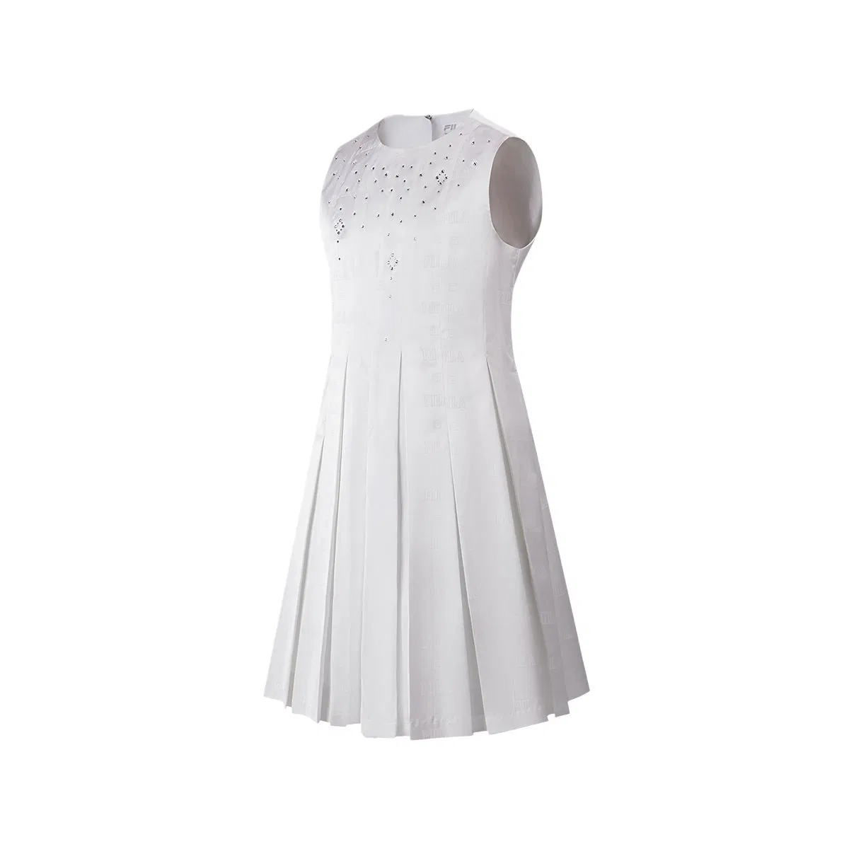 Платье хлопковое FILA KIDS Standard White — фото 4