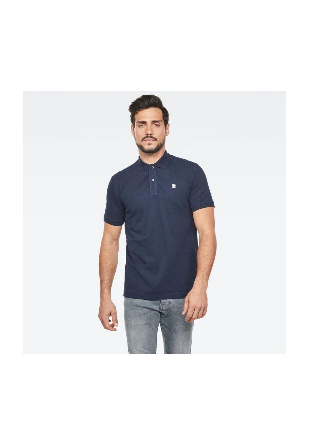 

Поло G-STAR RAW, цвет Sartho Blue