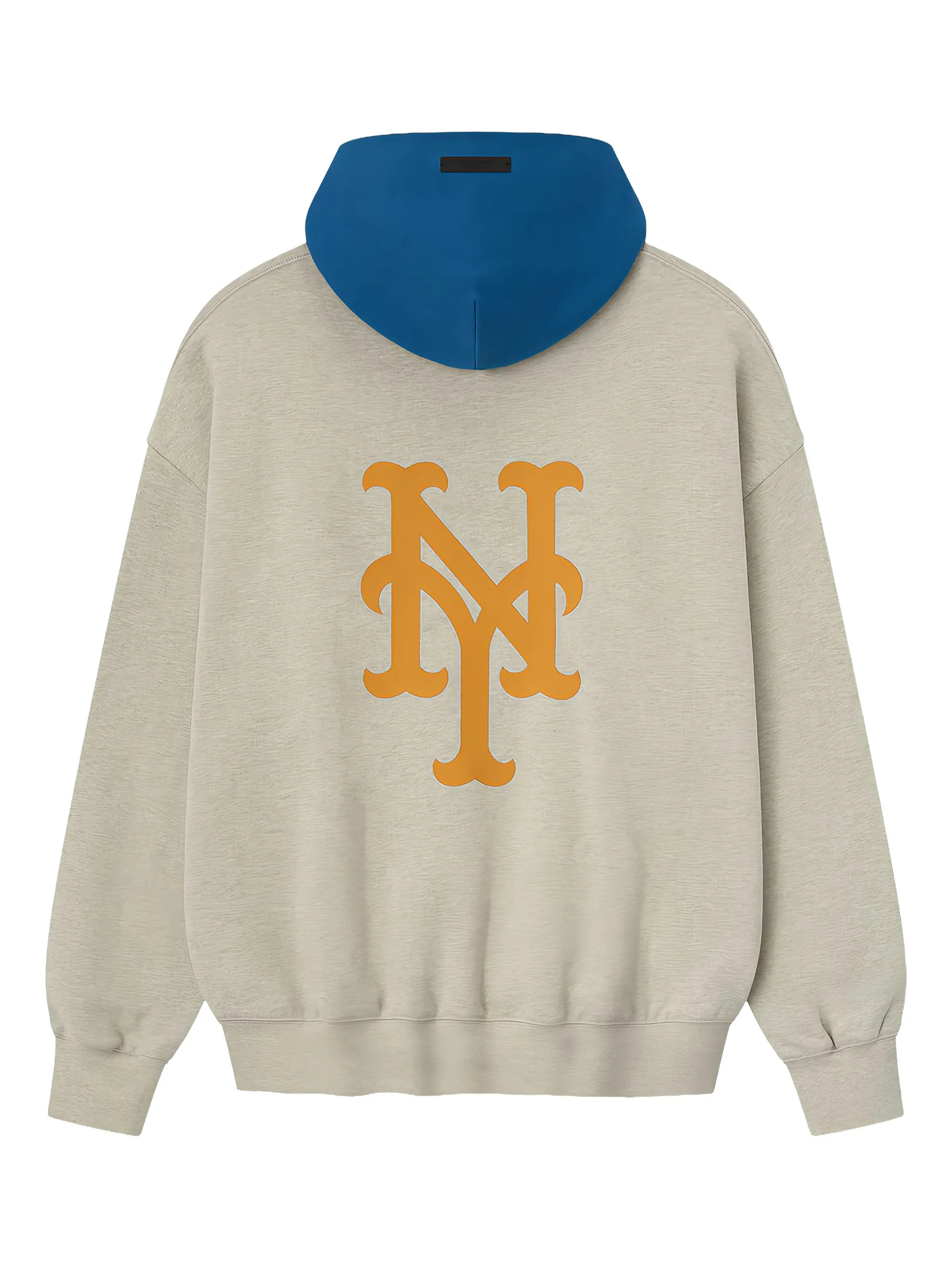 Худи Mets из коллаборации с MLB Fear Of God Essentials, серый — фото 2