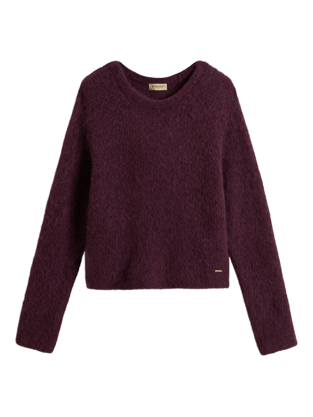 

Свитер с круглым вырезом WOOLRICH, красный