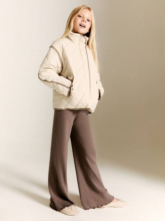 

Детская куртка Paloma с стёганой отделкой Mango, Light Beige