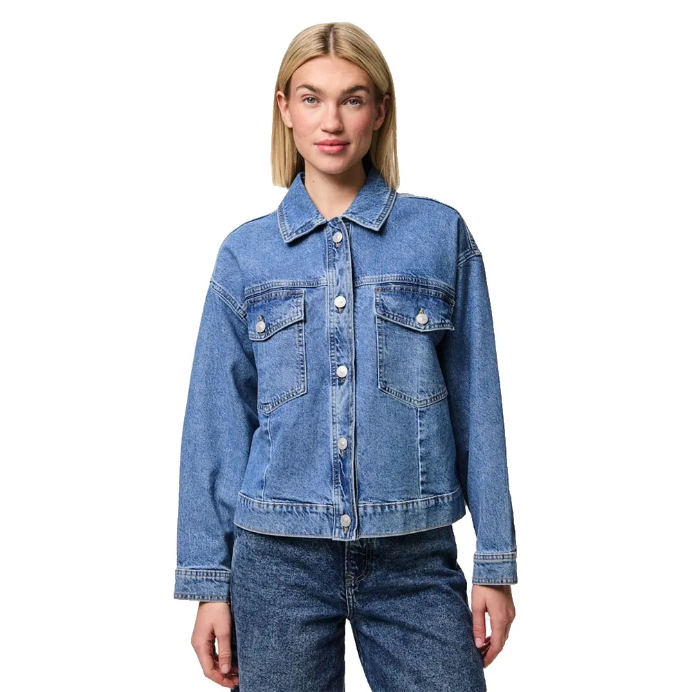 

Куртка Pieces Elma denim, синий