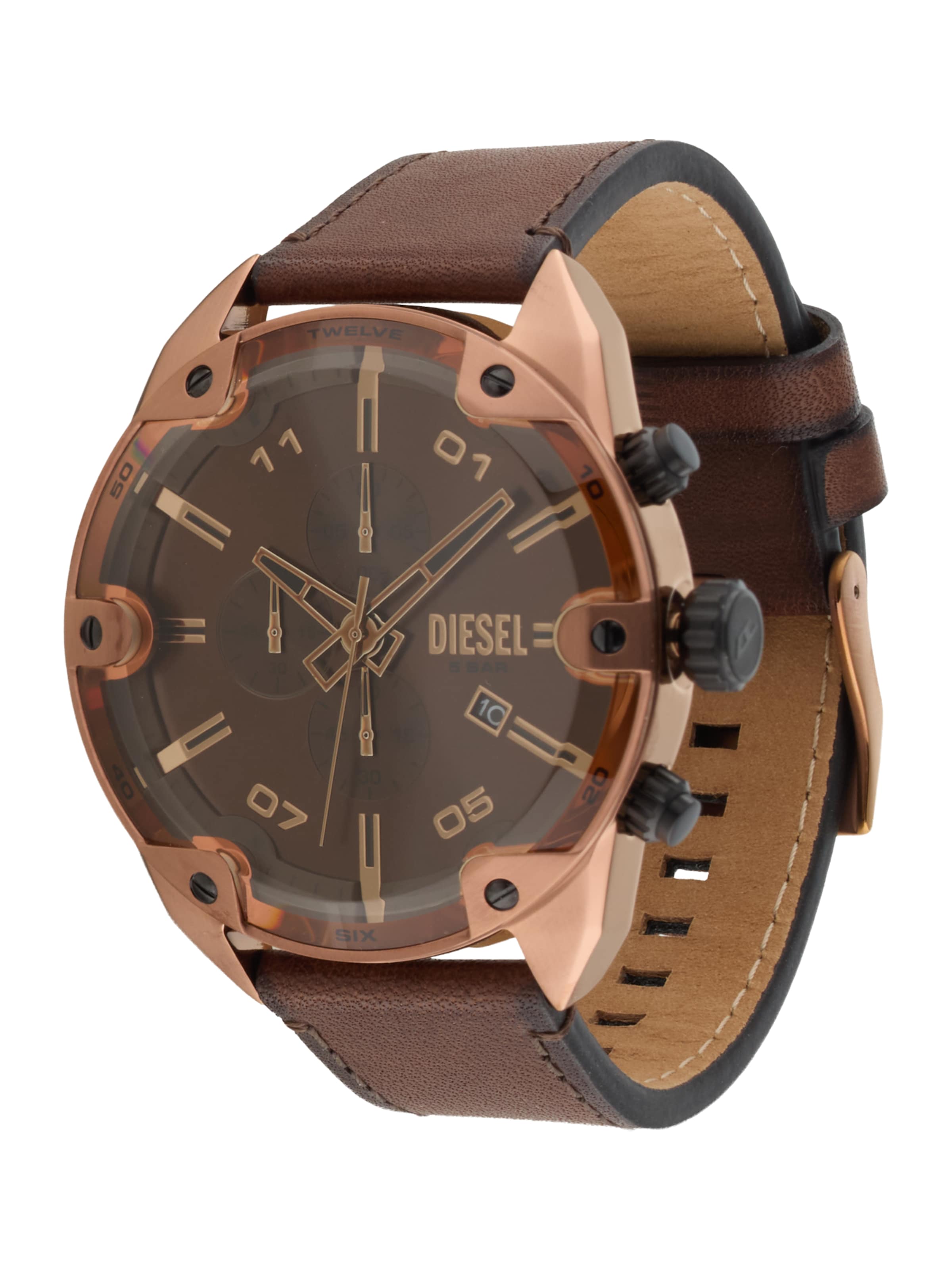 

DIESEL Аналоговые часы в коричневом цвете