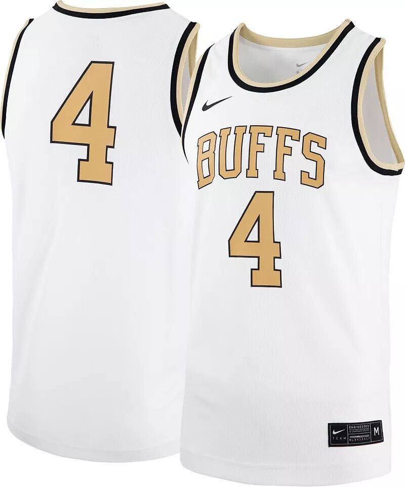 

Мужская белая баскетбольная майка Nike Colorado Buffaloes #4