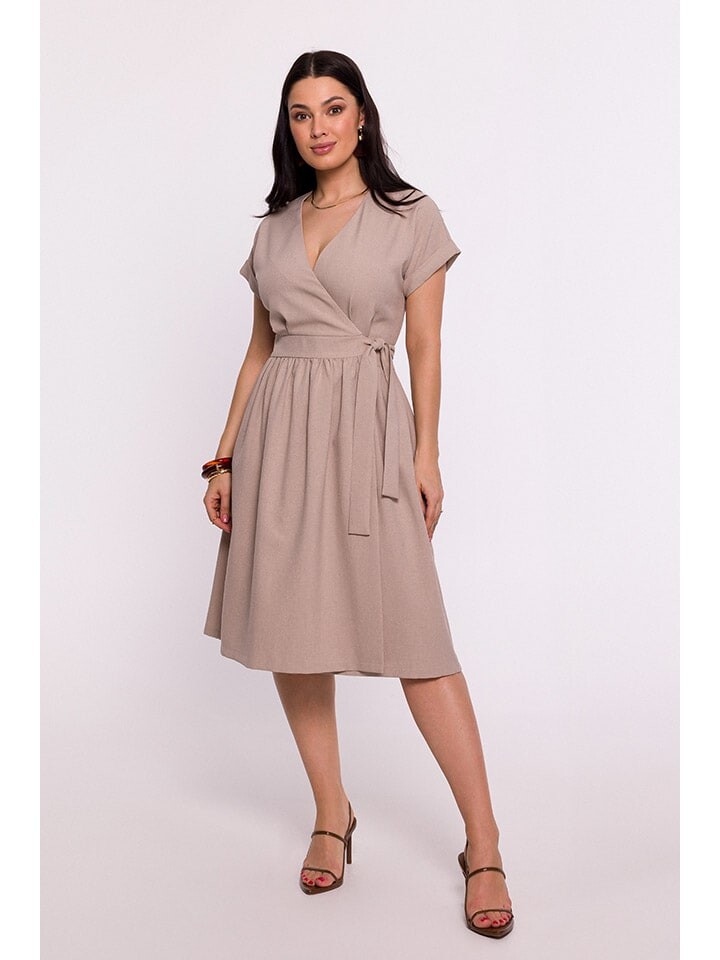 

Длинное платье Be Wear, бежевый