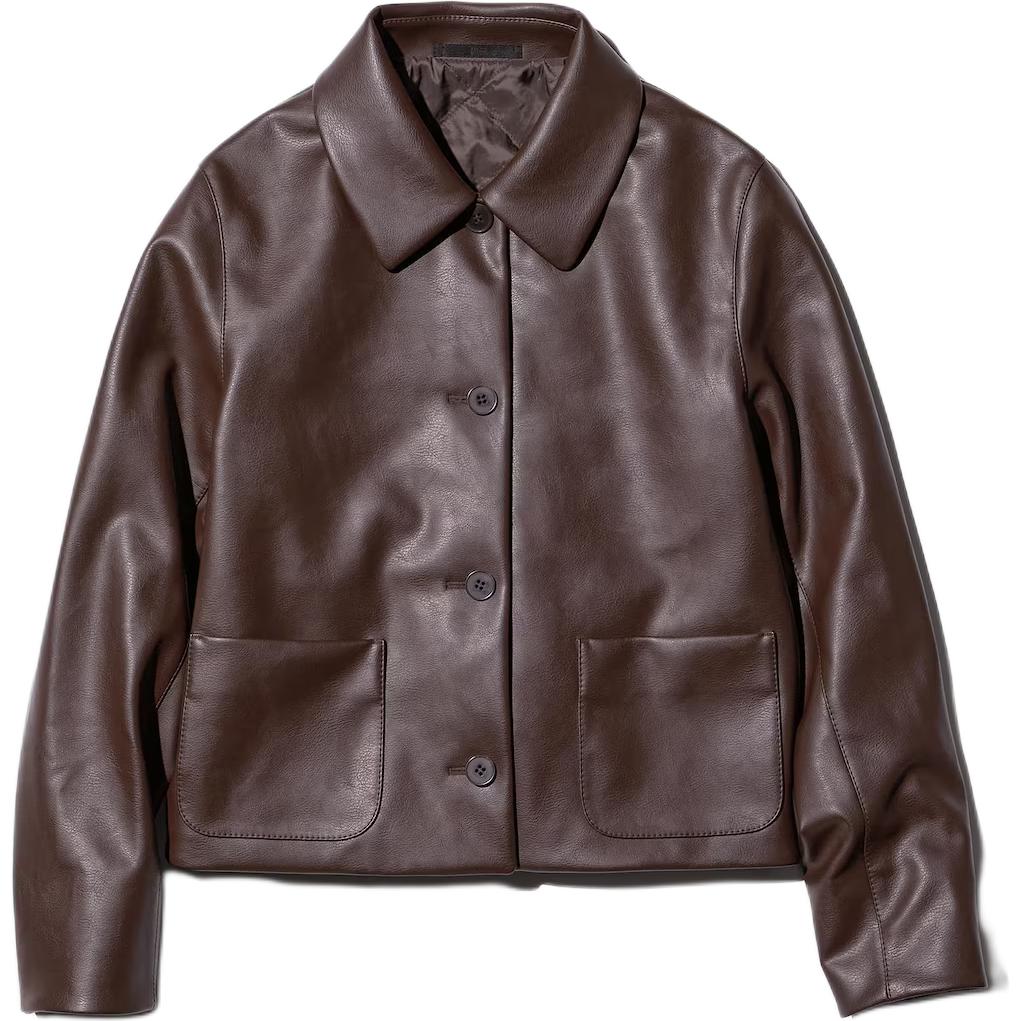 

UNIQLO Пуховик женский темно-коричневый, Dark Brown