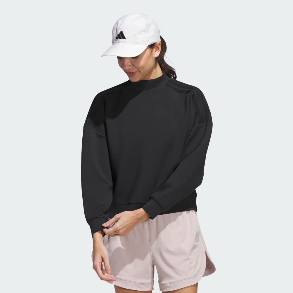 

Спортивная толстовка Adidas Beyond Spacer Mock Layer Sweatshirt, черный