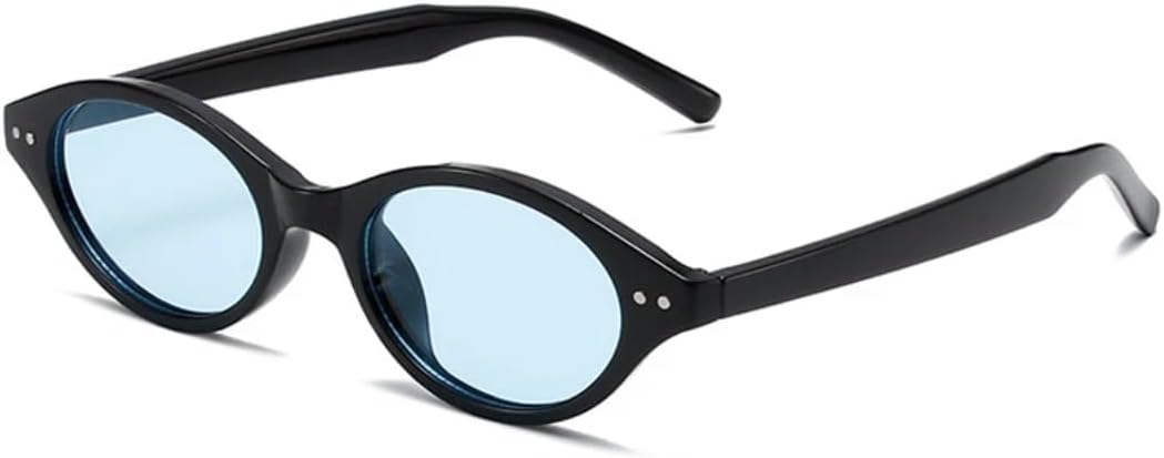 

Солнцезащитные очки с защитой от УФ-излучения UV400 | Маленькие овальные заклепки конфетного цвета | для женщин и мужчин, для занятий спортом на открытом воздухе и вождения DSVIGF, 12