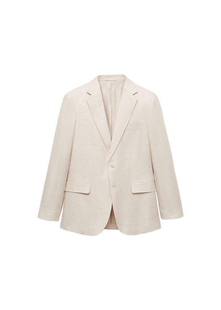 

Приталенный пиджак MANGO MAN Amalfi, Ecru