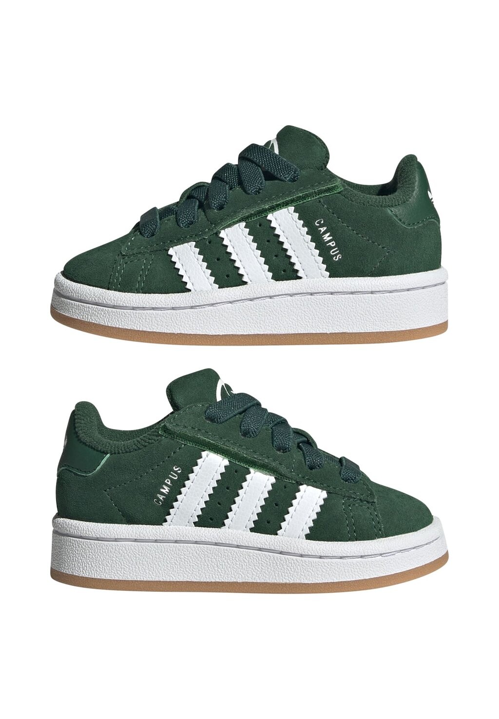 Кроссовки CAMPUS 00S COMFORT CLOSURE ELASTIC LACE KIDS adidas, темно-зеленый — фото 2