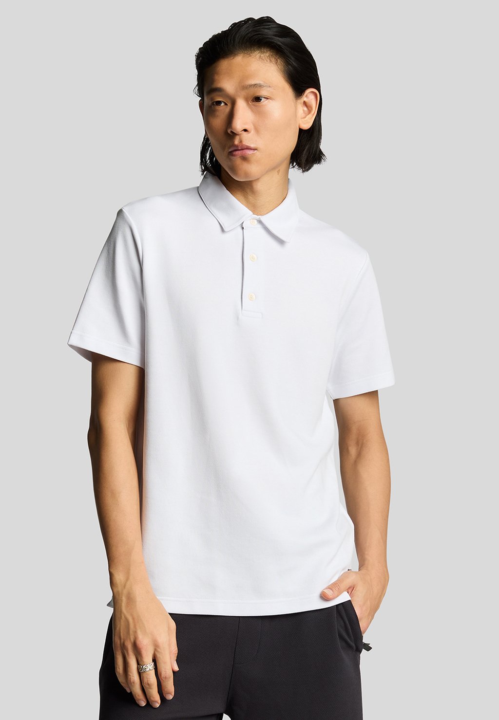

Рубашка поло TWILL TEXTURE Lyle & Scott, белый
