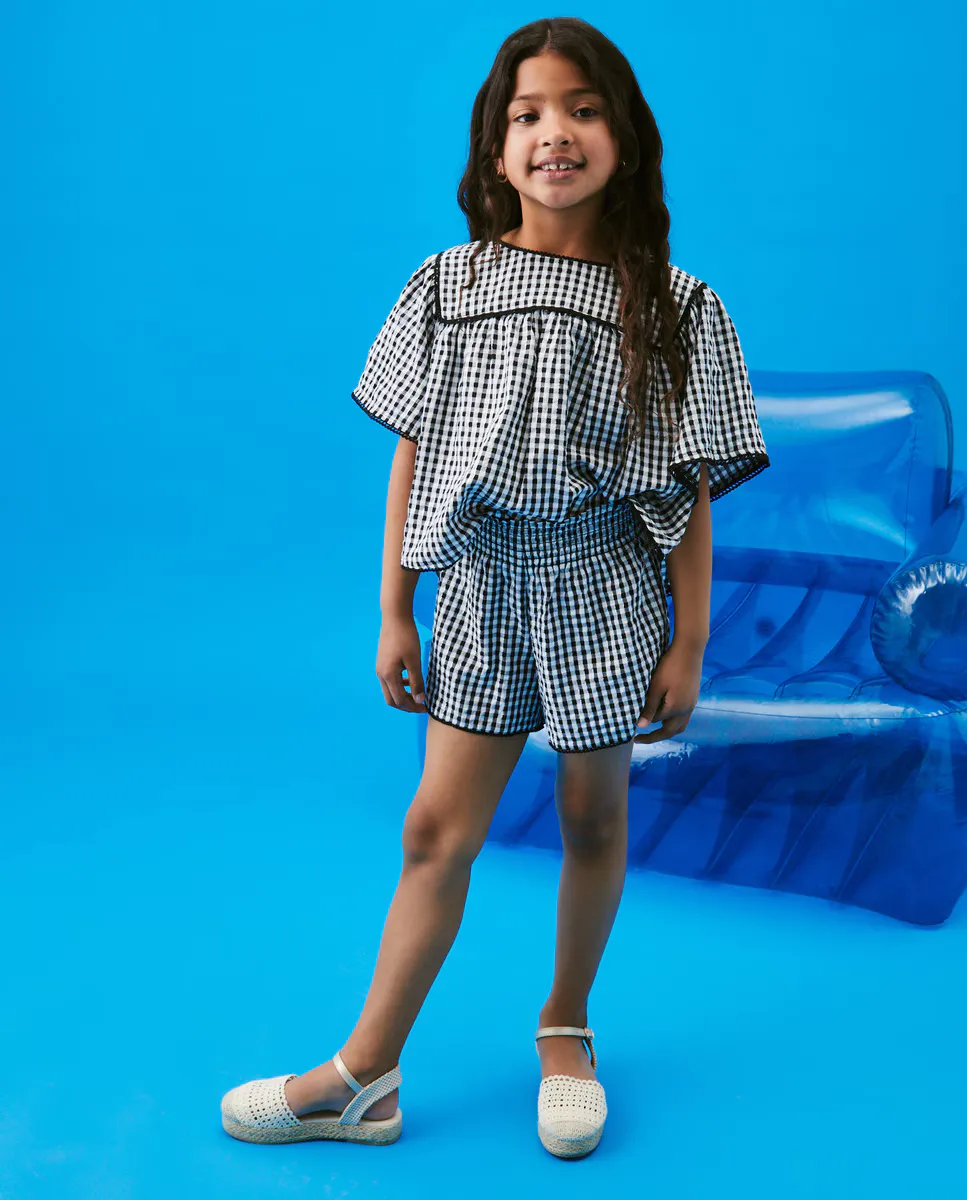 

Шорты-бермуды для девочек с резинками Kids El Corte Inglés, черный