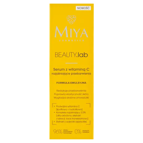 Эмульсия Miya Cosmetics — С витамином С для осветления пигментных пятен на лице, Beauty.Lab, 30 мл — фото 2