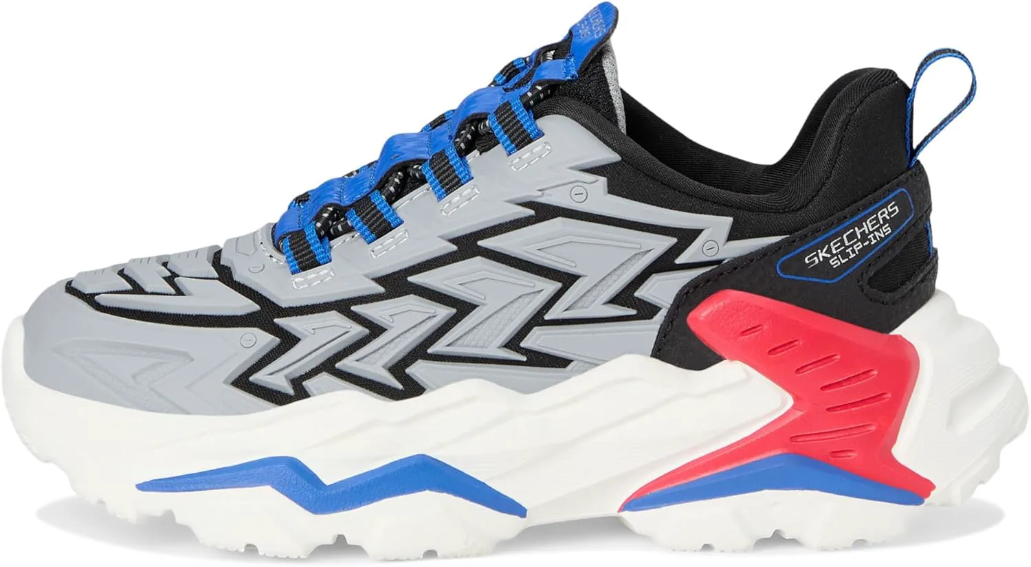 Детские кроссовки Skechers Skech-Bots 2.0, серый/черный — фото 4