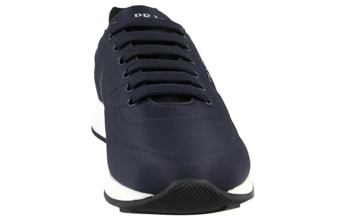 Кроссовки кожаные PRADA Black — фото 4