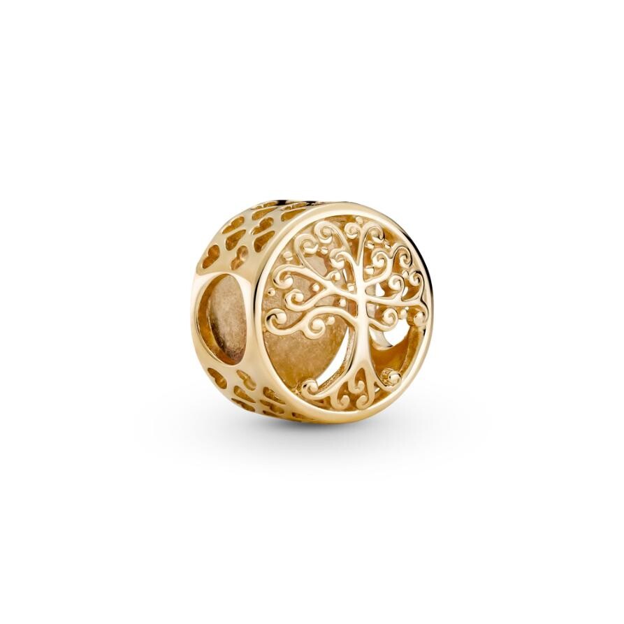 

Шарм Openwork Family Roots Pandora, золото