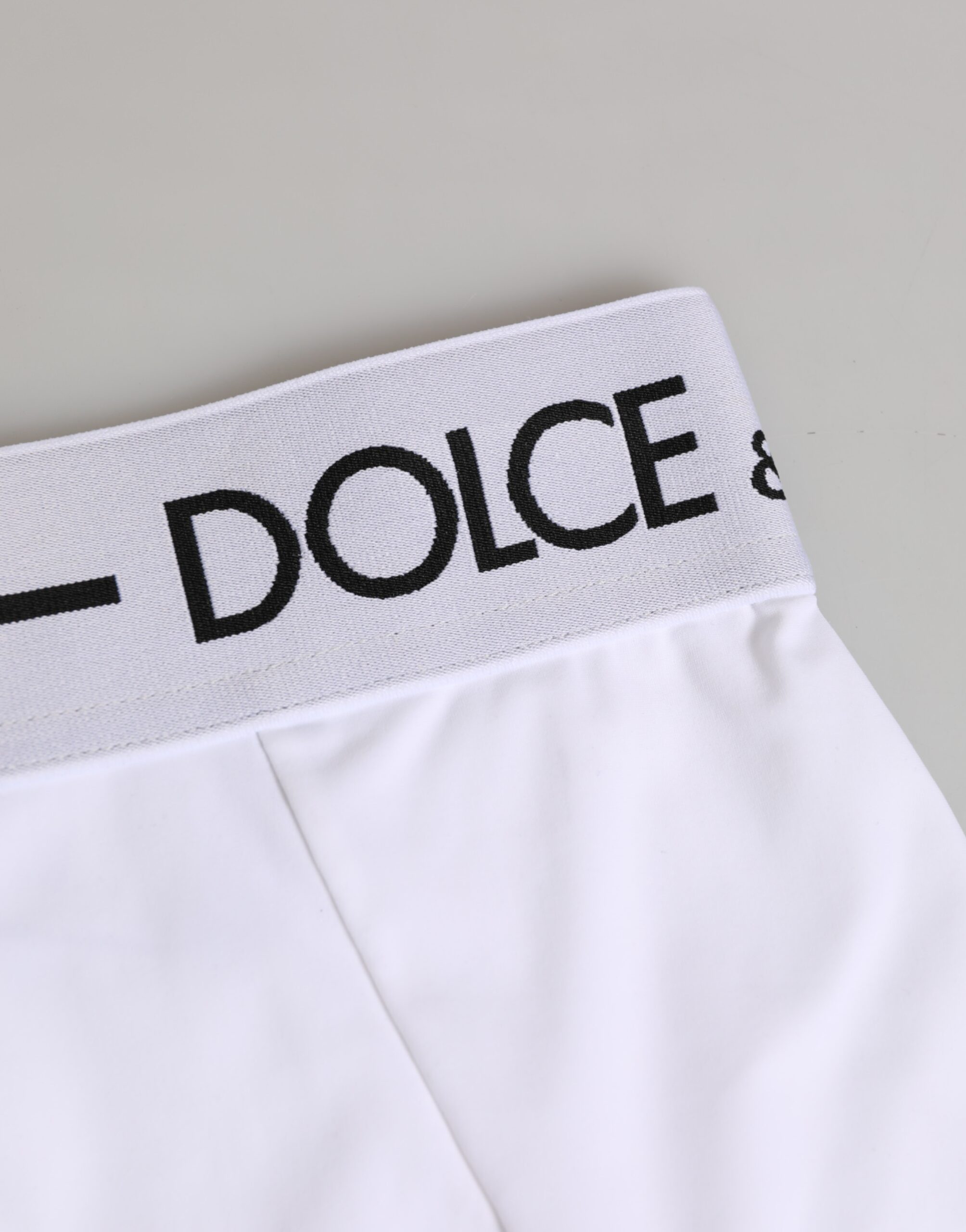 Нижнее белье из белого нейлона с логотипом на поясе Dolce & Gabbana, белый — фото 2