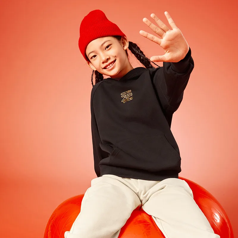 Свитшот UA Chinese New Year для подростков Under Armour, черный — фото 4